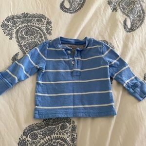 Light blue striped Janie and jack Henley